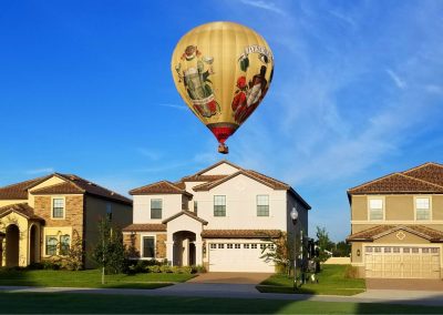 Champions gate rentals by owner orlando - Hot Air Balloon Flying Right overhead