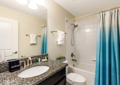 Champions gate vacation rentals orlando - Bathroom next to movie theater