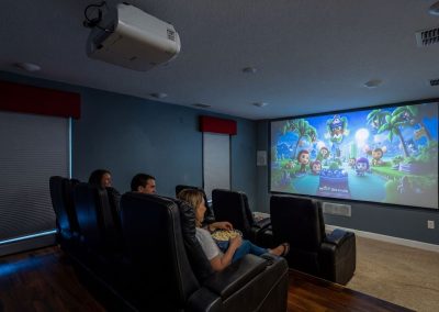 Multigenerational vacation rental movie theater - Movie theater that seats 10 with stadium seating