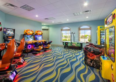The arcade at The Champions Gate Oasis clubhouse - free access during your stay